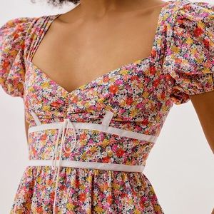 For Love & Lemons Margaret Midi Dress M medium